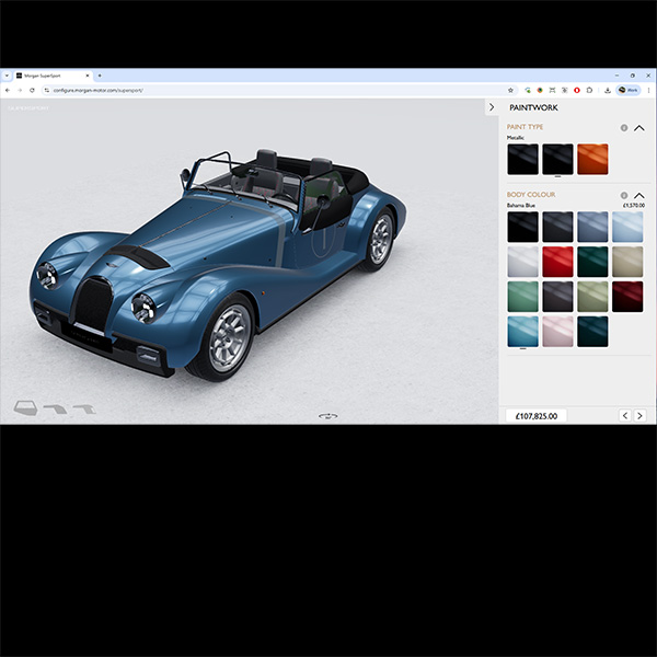 Morgan Motor Company: Configurators